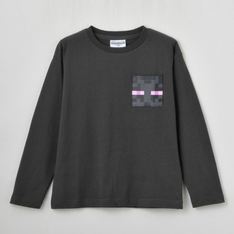 ジュニア　長袖Tシャツ（130～150cm・マインクラフト）