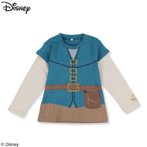 ジュニア　肩開き長袖Ｔシャツ（130・140cm・DISNEY/ユニバーサルデザイン）