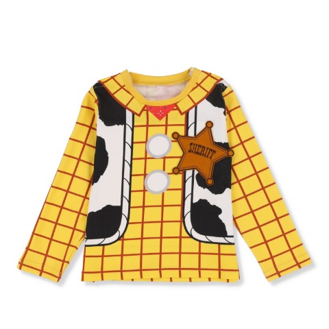 ジュニア　肩開き長袖Ｔシャツ（130・140cm・DISNEY/ユニバーサルデザイン）