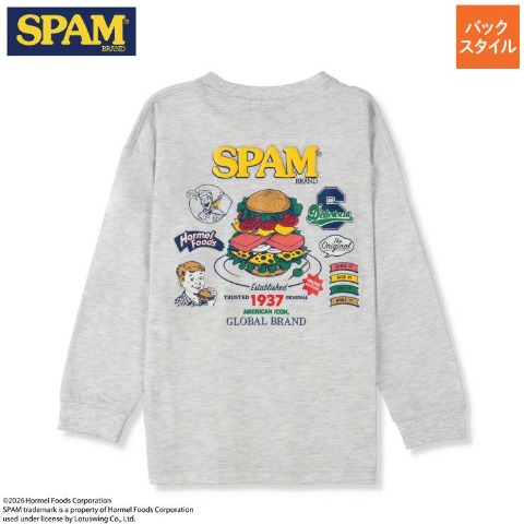 ジュニア　長袖Ｔシャツ（130～150cm・SPAM（R）BRAND）