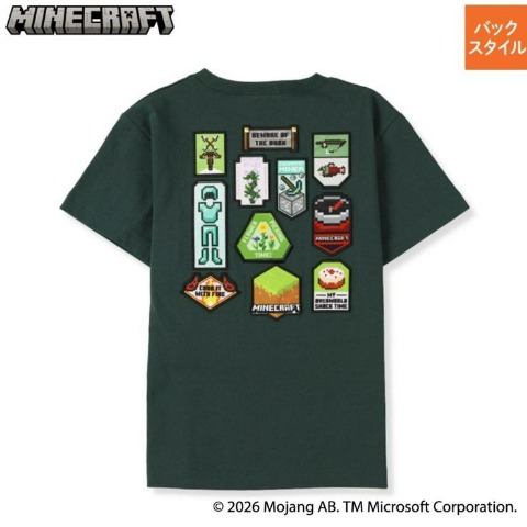 ジュニア　Tシャツ（130～150cm・マインクラフト）
