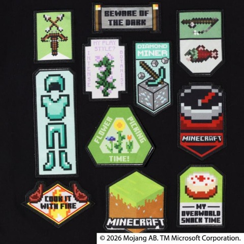 ジュニア　Tシャツ（130～150cm・マインクラフト）