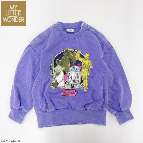 ジュニア　長袖プルオーバー（130～150cm・MYLITTLEWONDER/STARWARS）