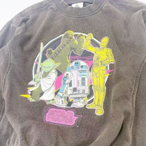 ジュニア　長袖プルオーバー（130～150cm・MYLITTLEWONDER/STARWARS）
