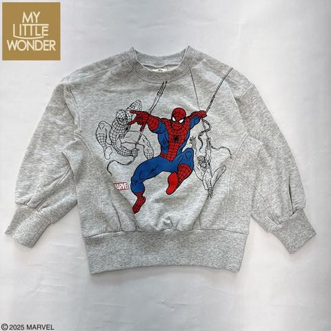 ジュニア　長袖プルオーバー（130・140cm・MYLITTLEWONDER/MARVEL）