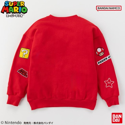 ジュニア　プルオーバー（130～150cm・スーパーマリオ）