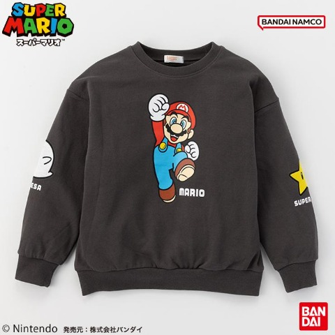 ジュニア　プルオーバー（130～150cm・スーパーマリオ）