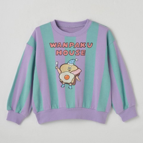 ジュニア　長袖プルオーバー（130cm・WANPAKU HOUSE）