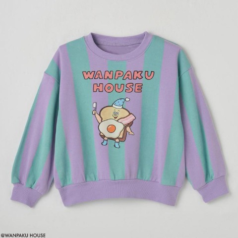 ジュニア　長袖プルオーバー（130cm・WANPAKU HOUSE）