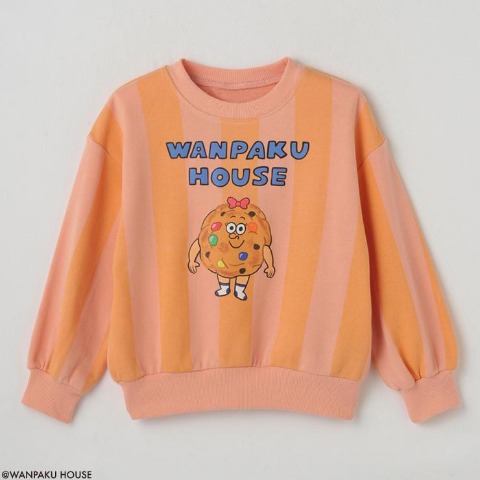 ジュニア　長袖プルオーバー（130cm・WANPAKU HOUSE）