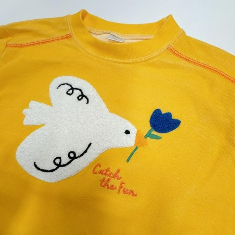 ジュニア　長袖プルオーバー（130cm・futafuta）