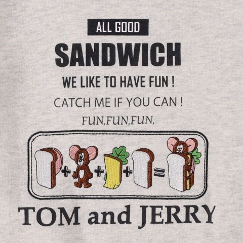 ジュニア　プルオーバー（130～150cm・トムとジェリー）