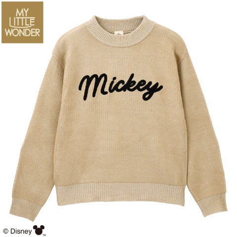 ジュニア　長袖ニット（130・140cm・MYLITTLEWONDER/Disney）