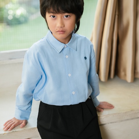 ジュニア　長袖 シャツ（100～140cm・POLO BCS）