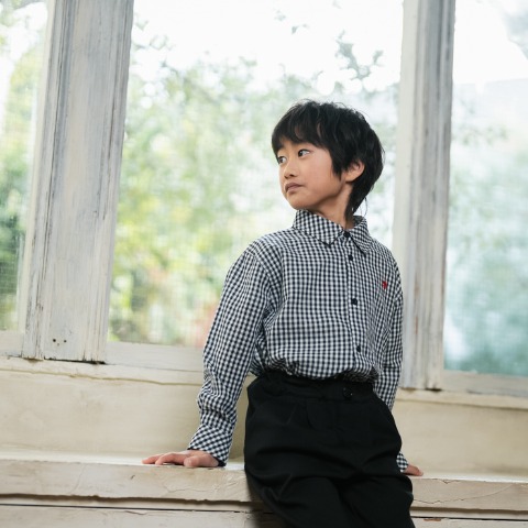 ジュニア　長袖 シャツ（100～140cm・POLO BCS）