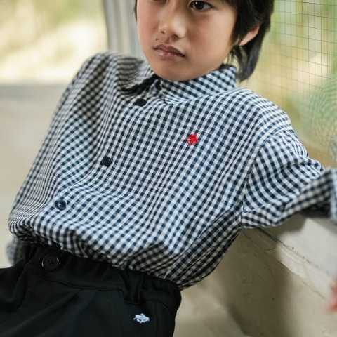 ジュニア　長袖 シャツ（100～140cm・POLO BCS）