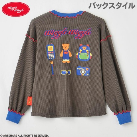 ジュニア　長袖Ｔシャツ（130cm・wiggle wiggle）