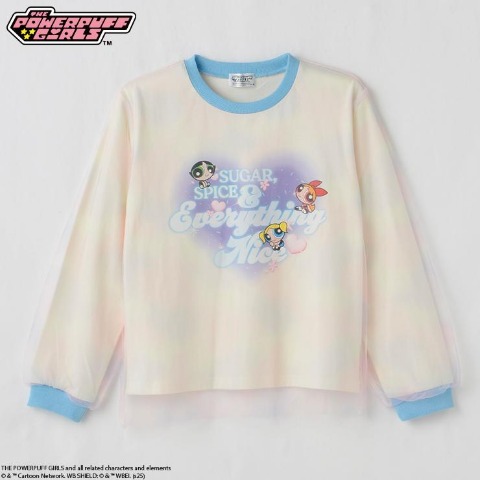 ジュニア　長袖Ｔシャツ（130・140cm・パワーパフガールズ）
