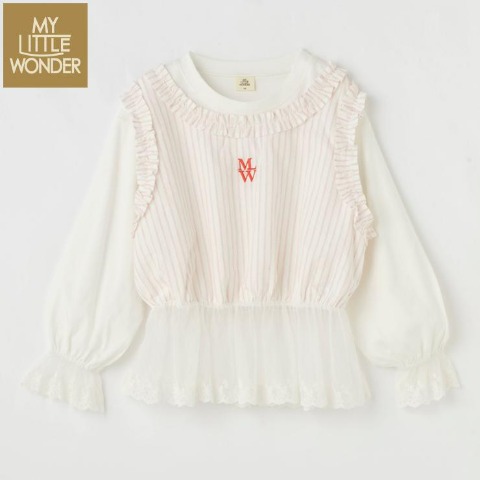 ジュニア　長袖ブラウス（130・140cm・MY LITTLE WONDER）