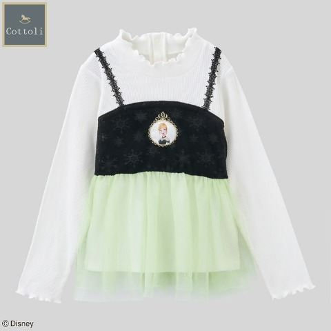 ジュニア　長袖チュニック（130cm・Cottoli/Disney）