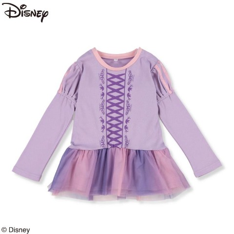 ジュニア　肩開き長袖Ｔシャツ（130・140cm・DISNEY/ユニバーサルデザイン）