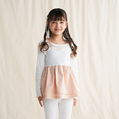 ジュニア　長袖チュニック（130cm・CHERIER）