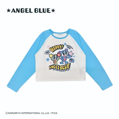 ジュニア　長袖Tシャツ（130～150cm・エンジェルブルーキッズ）