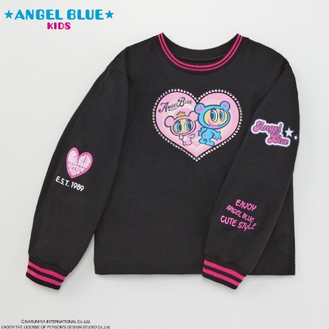 ジュニア　長袖Tシャツ（130cm・エンジェルブルーキッズ）