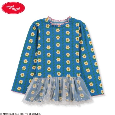 ジュニア　長袖Tシャツ（130cm・wiggle wiggle）