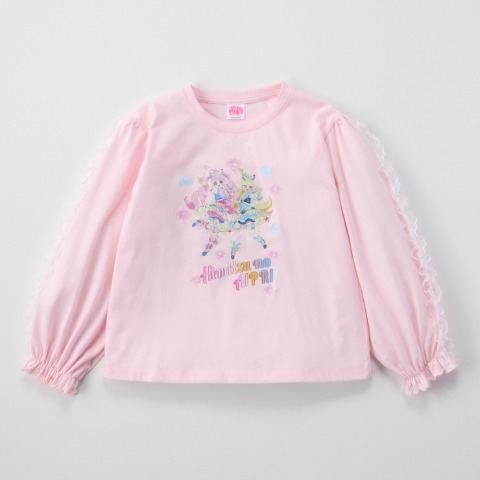 ジュニア　長袖Tシャツ（130～140cm・ひみつのアイプリ）