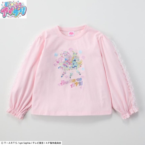 ジュニア　長袖Tシャツ（130～140cm・ひみつのアイプリ）