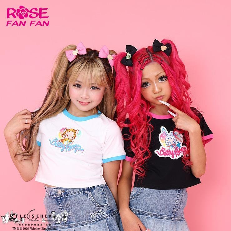 ジュニア 半袖Tシャツ（130～150cm・ROSE FAN FAN） | バースデイ
