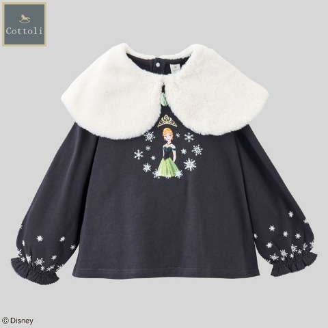 ジュニア　長袖トレーナー（130cm・Cottoli/Disney）