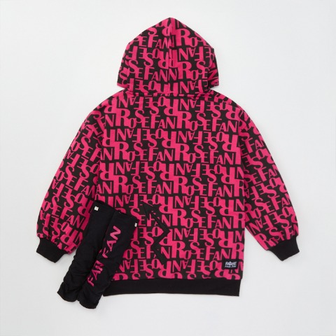 ジュニア　パーカ（130～160cm・ROSE FAN FAN）