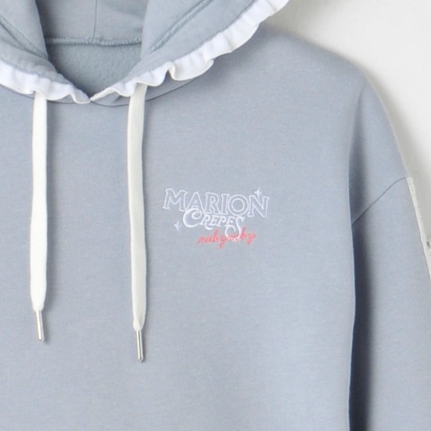 ジュニア　長袖プルパーカ（130～150cm・マリオンクレープ）