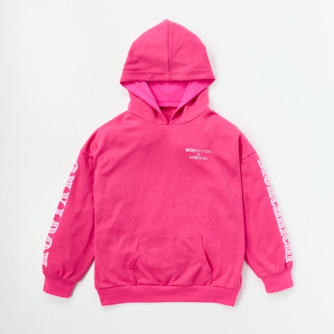 ジュニア　長袖プルパーカ(130-160㎝・モンチッチ×KOGYARU)