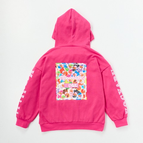ジュニア　長袖プルパーカ(130-160㎝・モンチッチ×KOGYARU)