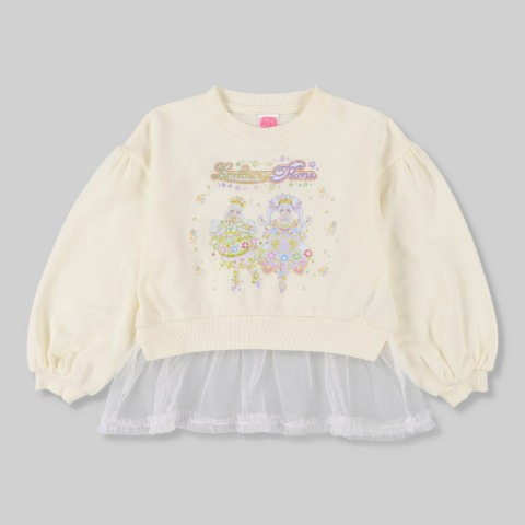 ジュニア　長袖プルオーバー　（130~140cm・ひみつのアイプリ）