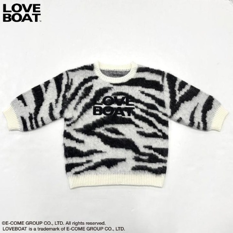 ジュニア　総柄ニット（130～150cm・LOVEBOAT）
