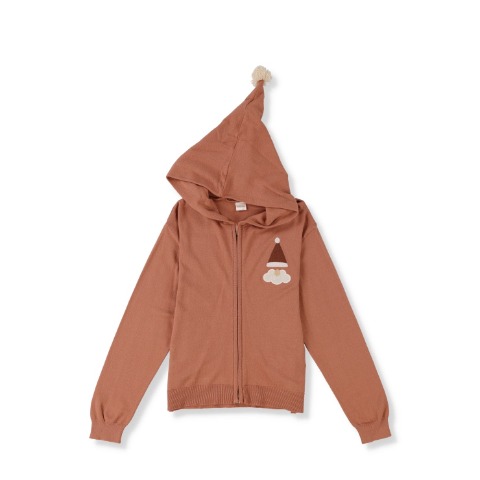 ジュニア　長袖ニットパーカー（130cm・tete a tete）