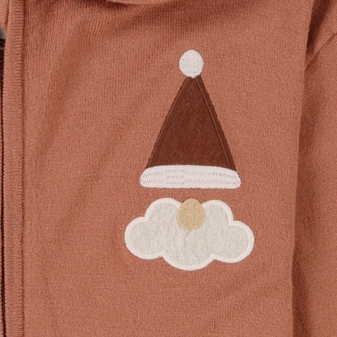 ジュニア　長袖ニットパーカー（130cm・tete a tete）