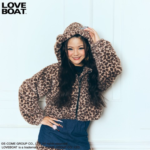ジュニア　フード付きパーカー(130～150cm・LOVEBOAT）