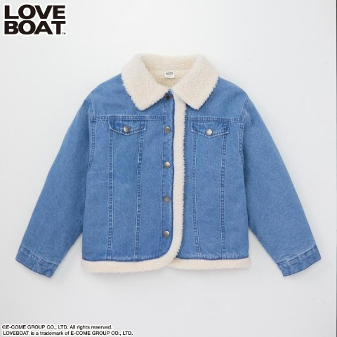 ジュニア　デニムジャケット（130～160cm・LOVEBOAT）