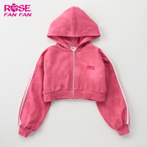 ジュニア　パーカ（130～160cm・ROSE FAN FAN）