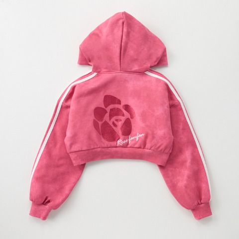 ジュニア　パーカ（130～160cm・ROSE FAN FAN）