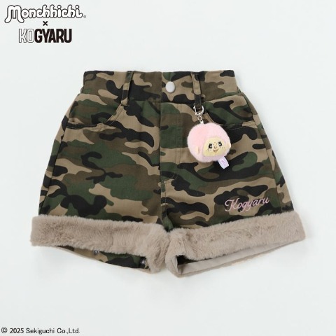 ジュニア　ショートパンツ(130-160㎝・モンチッチ×KOGYARU)