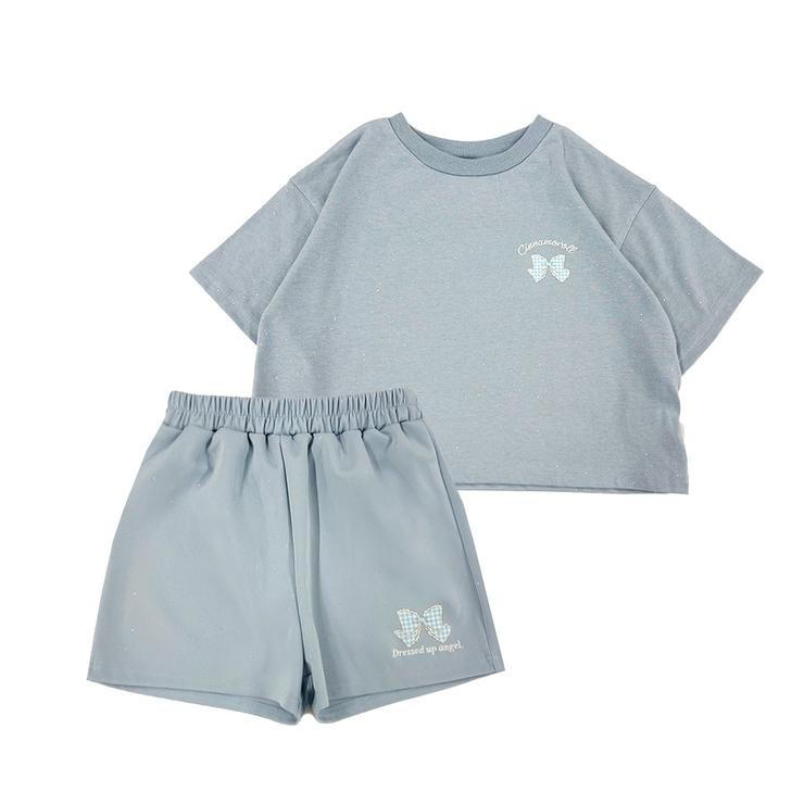 ジュニア Tシャツ＋ボトムスセット（130～150cm・rabyraby×サンリオ
