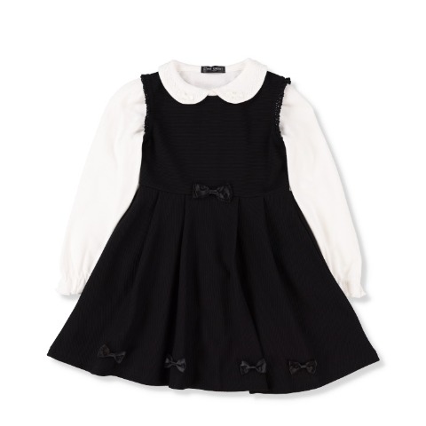 キッズ　ブラウス+ジャンスカ（100～130cm）