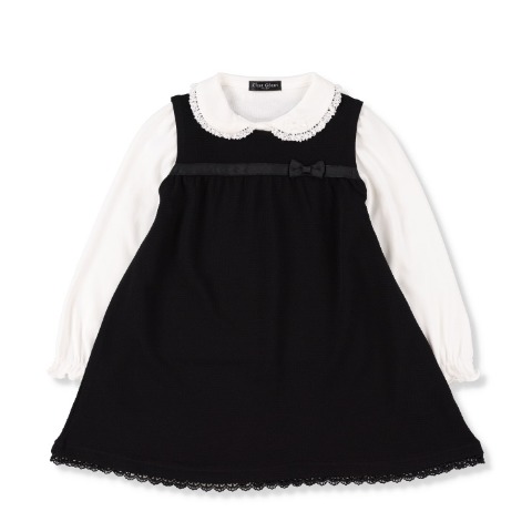 キッズ　ブラウス+ジャンスカ（100～130cm）