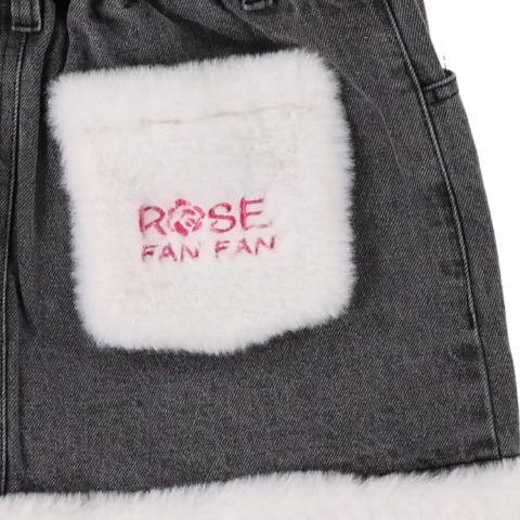 ジュニア　レッグカバー付きスカート(130～150cm・ROSE FAN FAN）